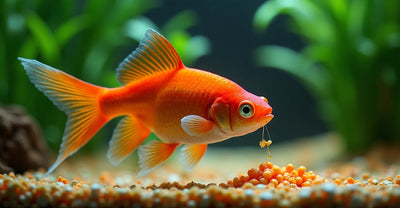 Illustration pour : Nourrir Poisson Rouge : Guide Complet Quantité & Fréquence