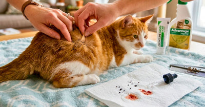 Crottes de Puces Chat