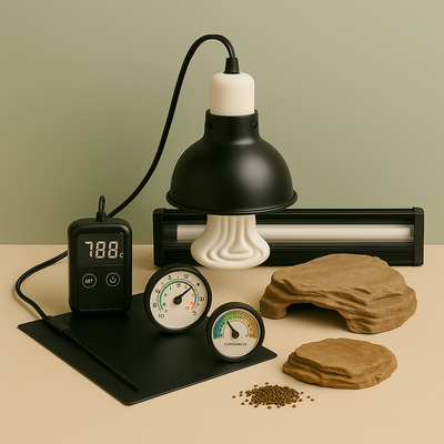 Accessoires d’habitat pour reptiles