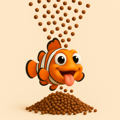 nourritures pour poissons d’aquarium