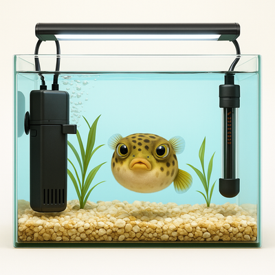 Filtres, chauffages et éclairages d’aquarium