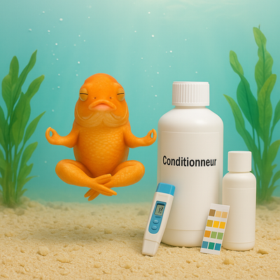 Produits de traitement et conditionneurs d’eau d’aquarium