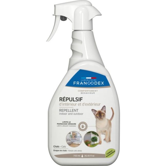 FRANCODEX Répulsif Extérieur Chien 750ml