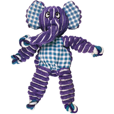 KONG Floppy Knots Jouet peluche et corde à nœuds pour chien S/M Couleur aléatoire