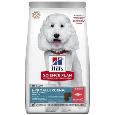 HILLS Science Plan Hypoallergenic Adult Medium Chien Saumon 2.5kg