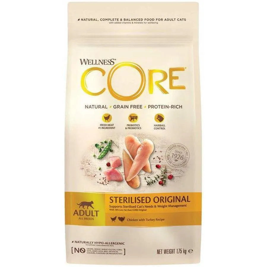 WELLNESS CORE Signature Selects Nourriture humide pour chat Poulet et Dinde 79g