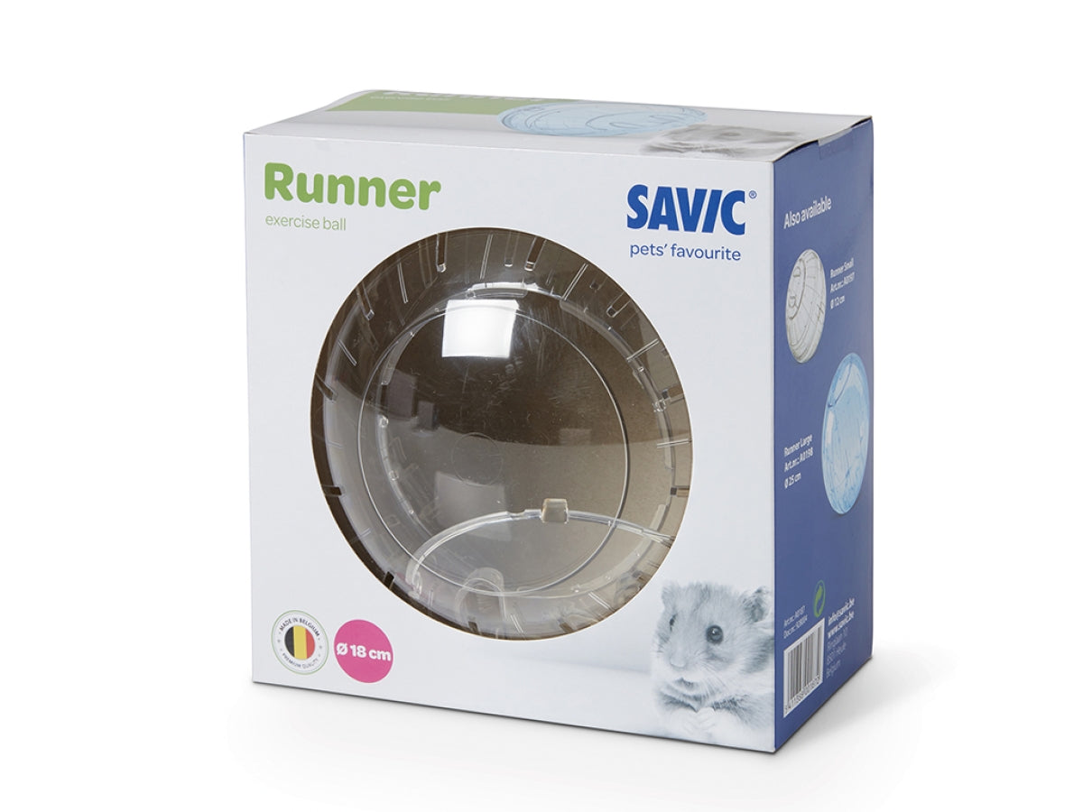 SAVIC RUNNER BALL 18CM Balle d'exercice pour hamsters et petits rongeurs Diamètre 18cm