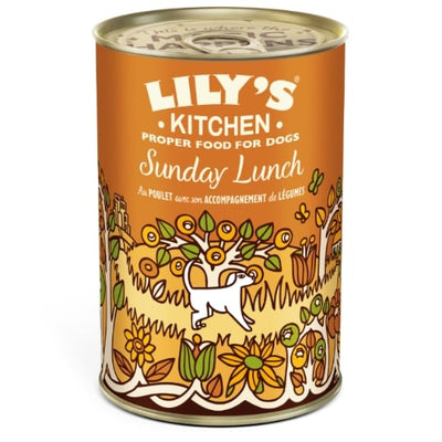LILY'S KITCHEN Sunday Lunch Poulet et Légumes Terrine Adulte Chien 400g