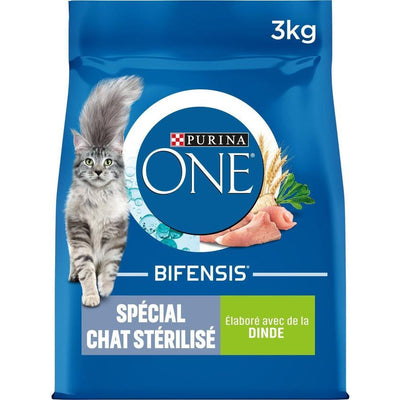 Spécial Chat Stérilisé - Dinde et Blé - portion de 3 Kg