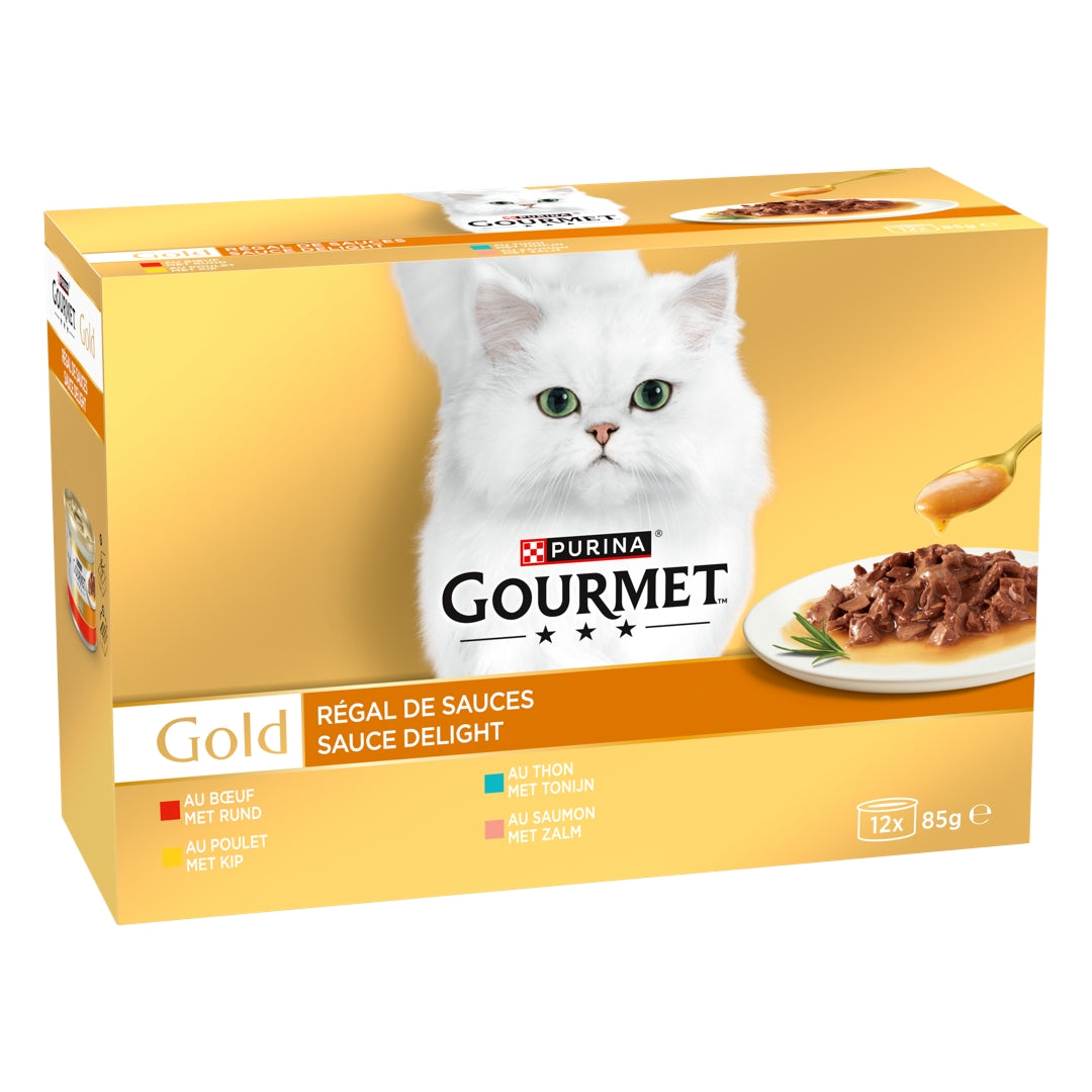 GOURMET Gold Régal de Sauces, vue de trois quarts