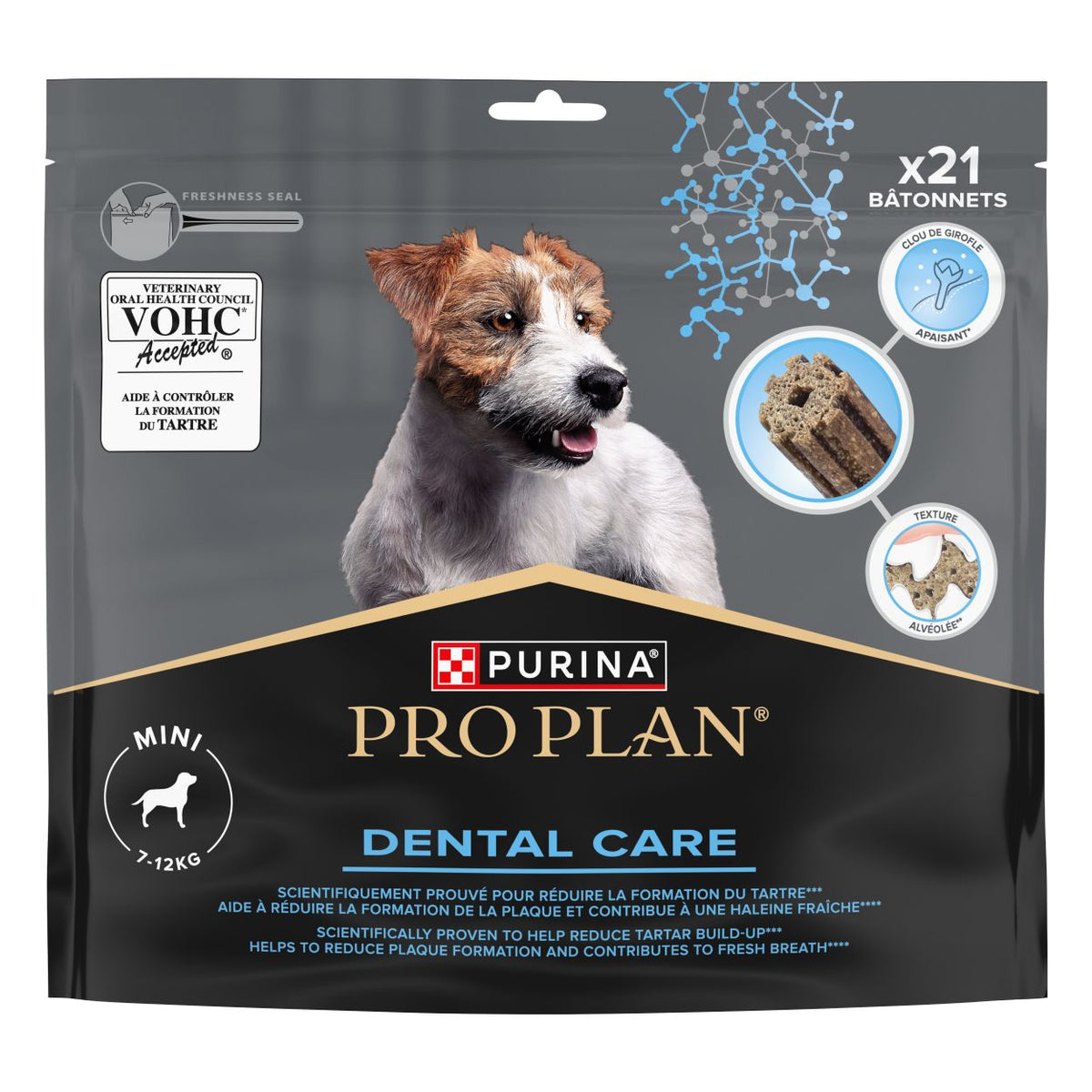 PURINA PRO PLAN Dental Care Small Bâtonnets à Mâcher pour Petit Chien 345 g