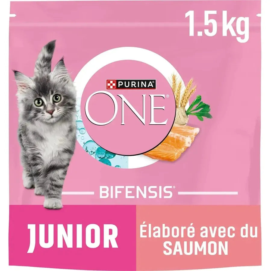 Junior - Saumon et Céréales Complètes 1,5Kg