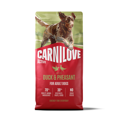 Carnilove Active croquettes pour chien adulte canard et faisan