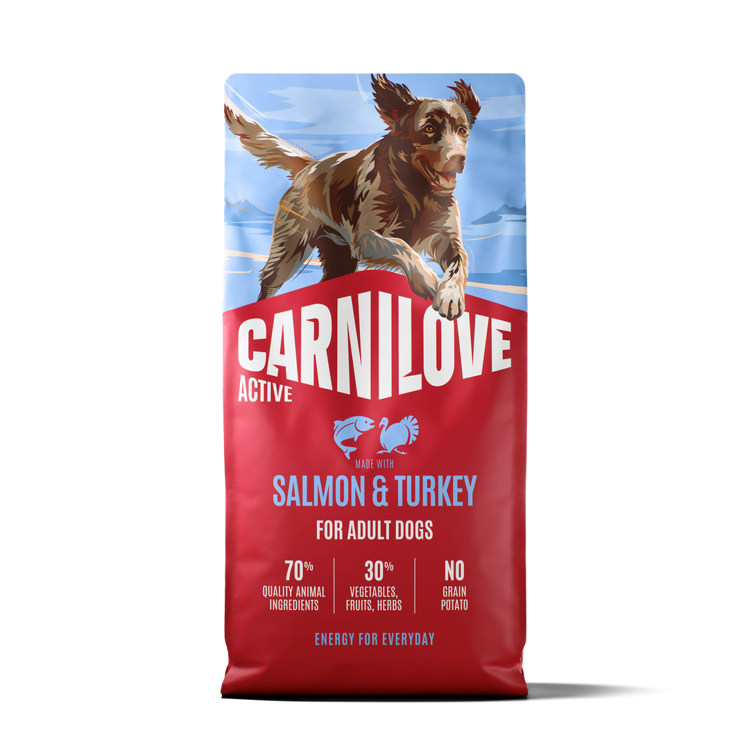 Carnilove Active croquettes pour chien adulte saumon et dinde