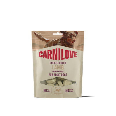 Carnilove Freeze Dried friandises lyophilisées pour chien agneau 60 g