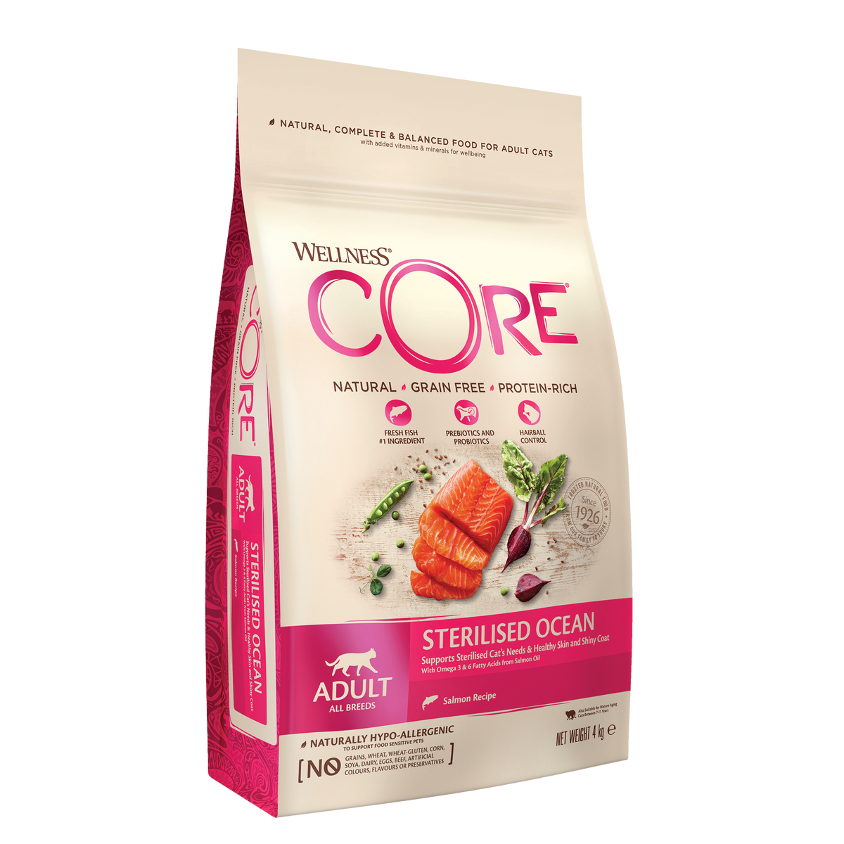 WELLNESS CORE Sterilised Ocean Croquettes Chat Saumon 4kg