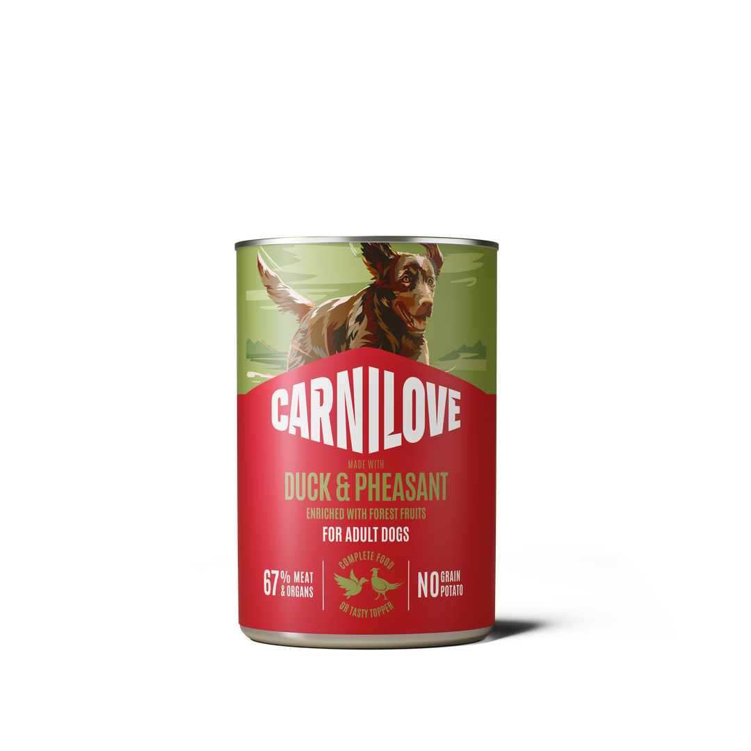 Carnilove boîte de pâtée pour chien adulte canard et faisan 400 g