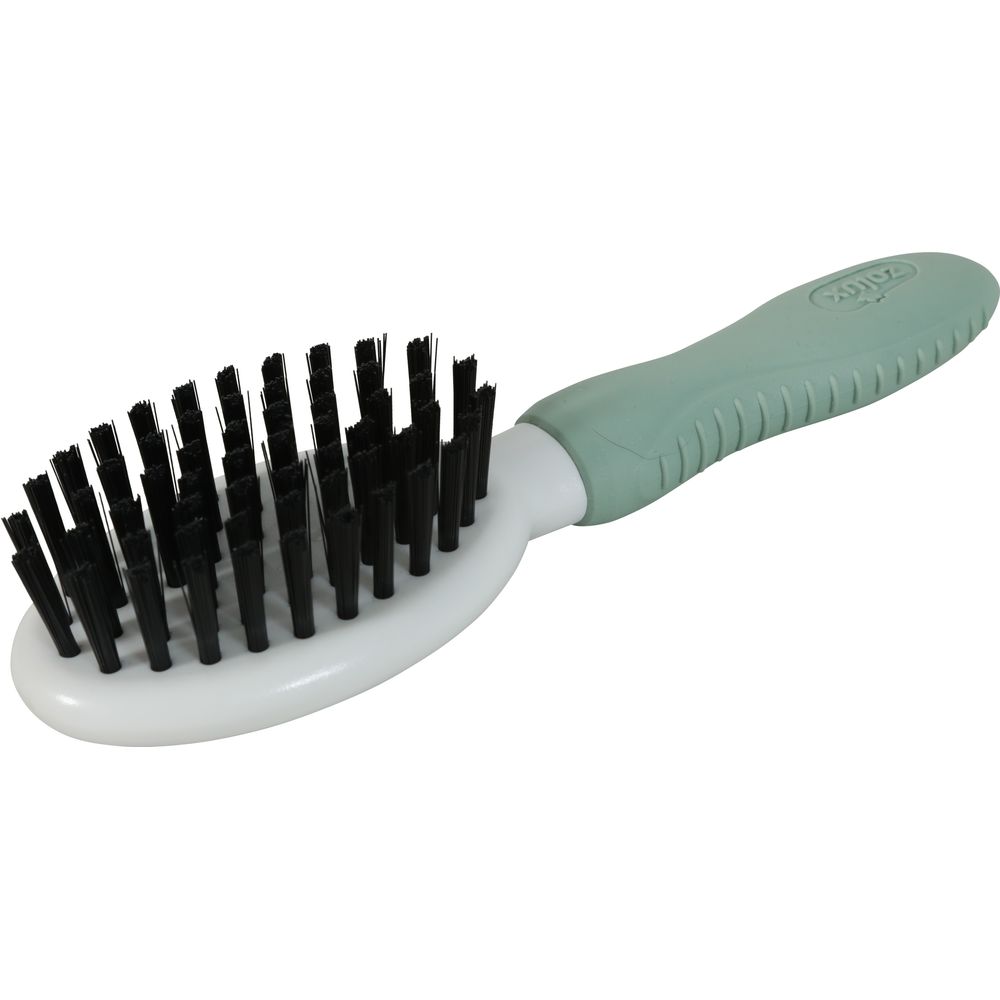 ZOLUX Brosse Douce Rongeur Poils Nylon Manche Ergonomique Vert Amande