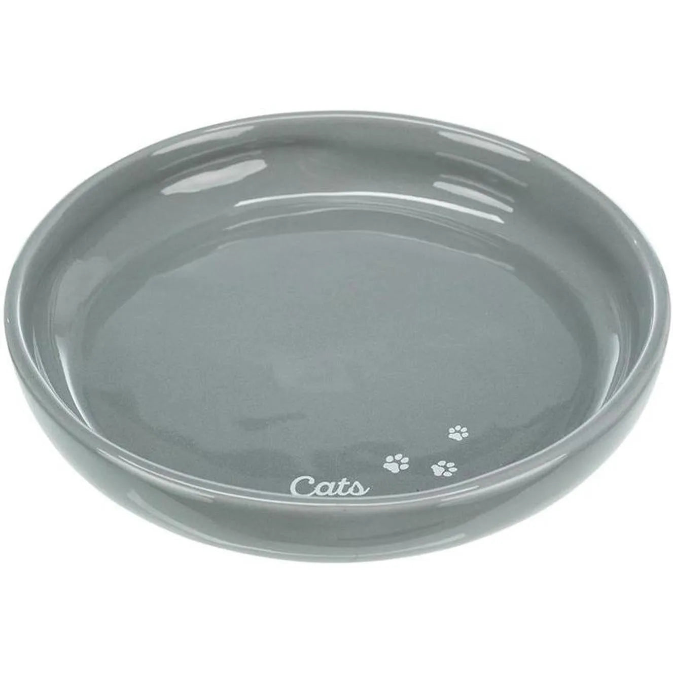 TRIXIE Gamelle XXL augmentée en céramique gris 0,35 l Ø 17 cm