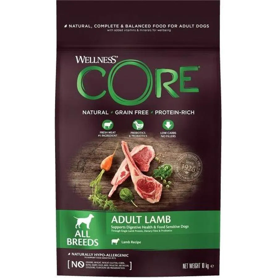 WELLNESS CORE Chien Small Breed Savoury Medley Agneau Chevreuil Légumes 6x85g