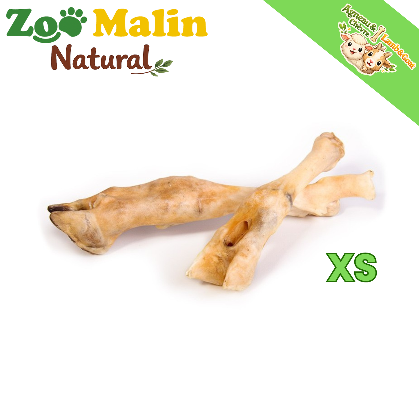 Petits pieds d'agneaux séchés pour chien