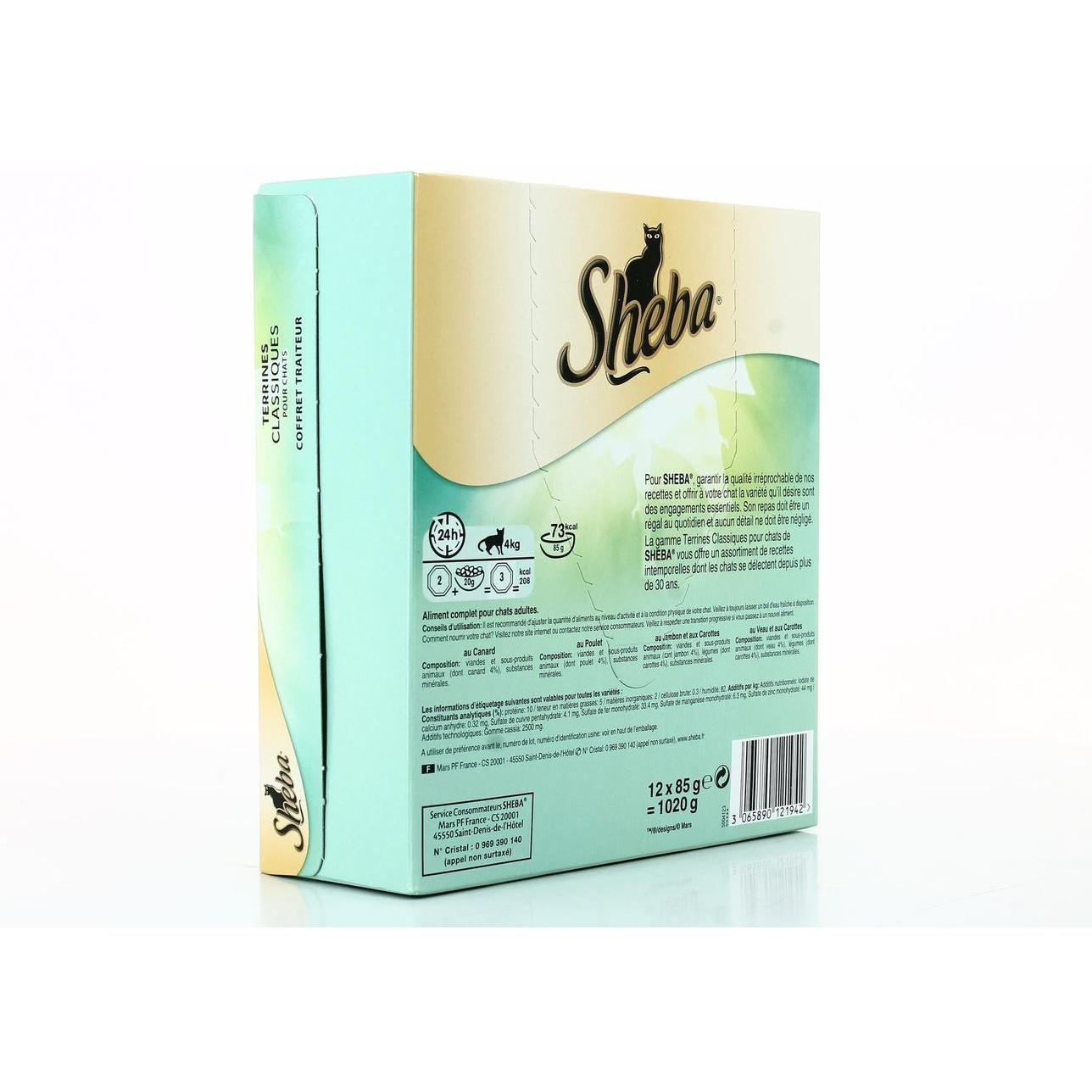 SHEBA Terrine Sélection du Boucher 12x85g