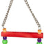 GRIZO Echelle perles 40cm Jouet pour Oiseaux en Bois Coloré