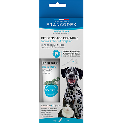 ZOOMALIN Kit Brossage Dentaire Chien et Chat 70g