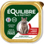 EQUILIBRE & INSTINCT Terrine pour chat stérilisé riche en boeuf & aux courgettes 12x100g