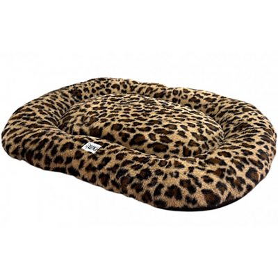 ZOOMALIN Coussin ovale léopard antidérapant 80x60x6cm
