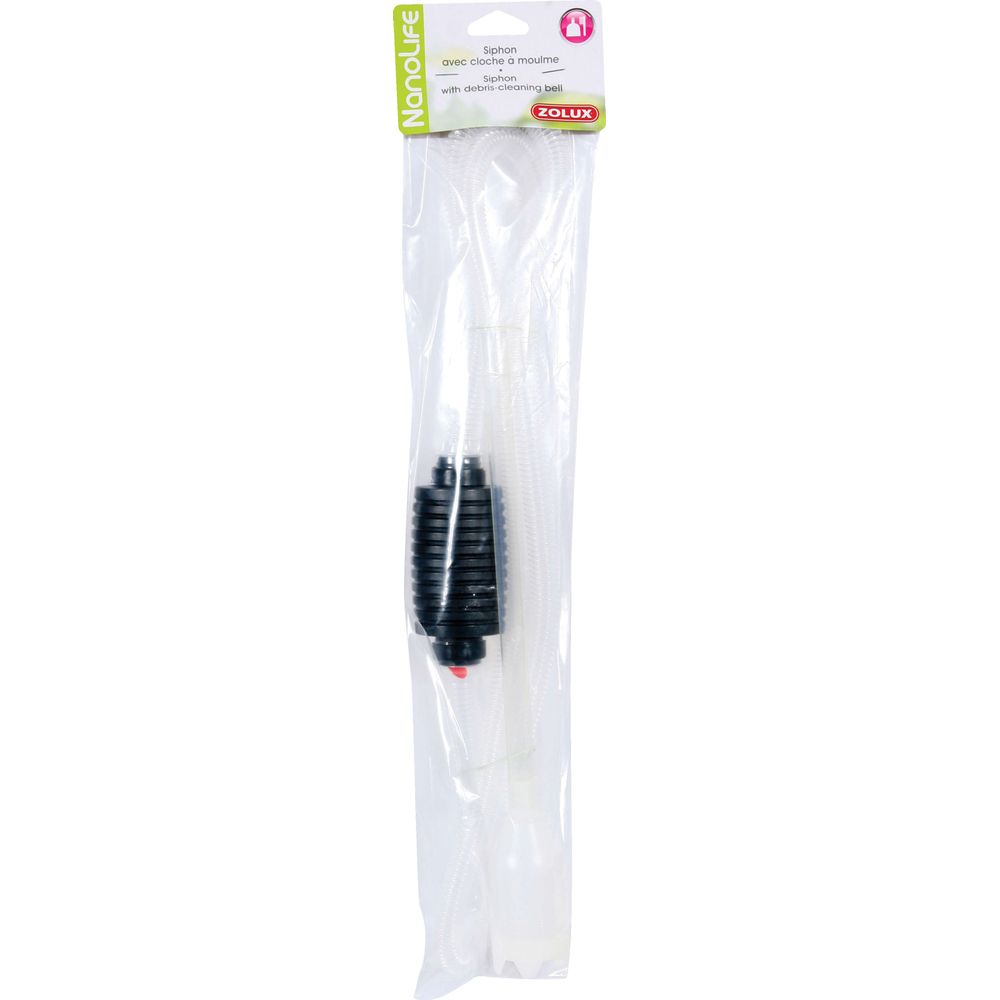 ZOLUX Siphon avec Cloche à Moulme pour Aquarium Entretien Nettoyage