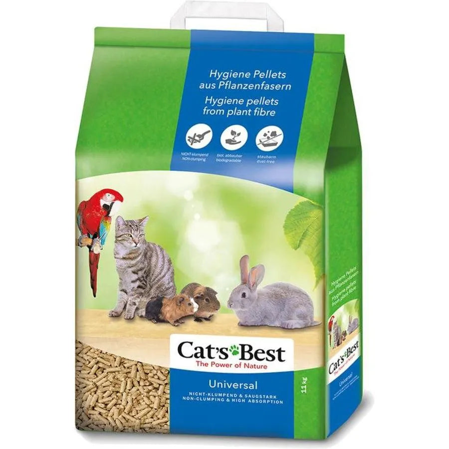 CAT'S BEST Universal Litière Végétale Polyvalente 20L (11kg)