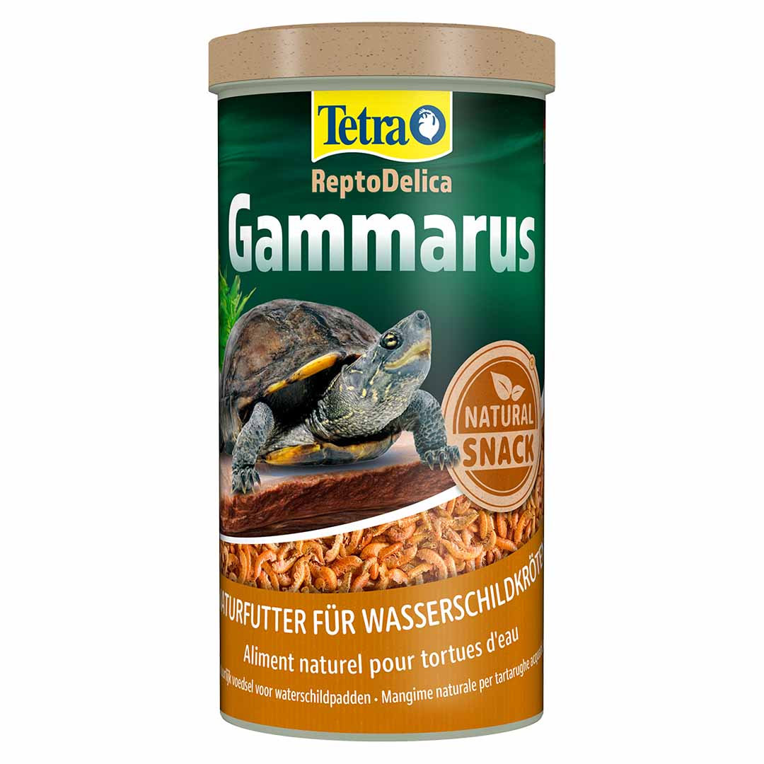 TETRA ReptoDelica Gammarus Friandise Naturelle pour Tortue d'Eau 1L