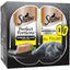 SHEBA Perfect Portions Terrine Luxe au Saumon pour Chats Adultes 3x75g
