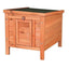TRIXIE Clapier Natura Habitat pour Rongeurs XL avec Cour Extérieure 135x115x112 cm Brun