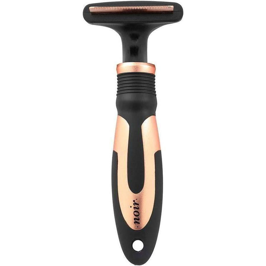 ZOOMALIN Noir Grooming Deshedder Peigne râteau démêleur pour chiens Taille S 17x6,5 cm Noir
