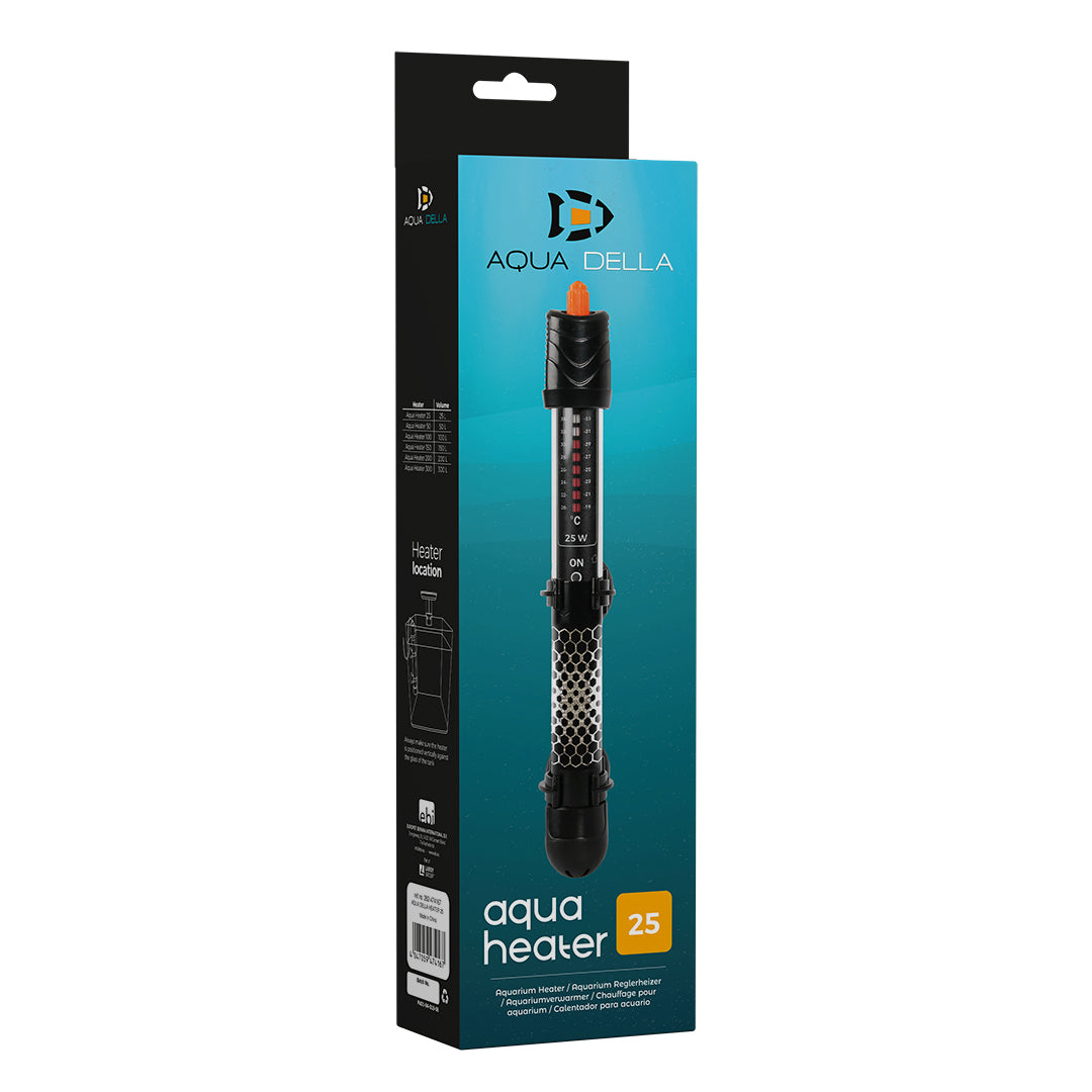 AQUA DELLA Chauffage pour Aquarium 25W Noir