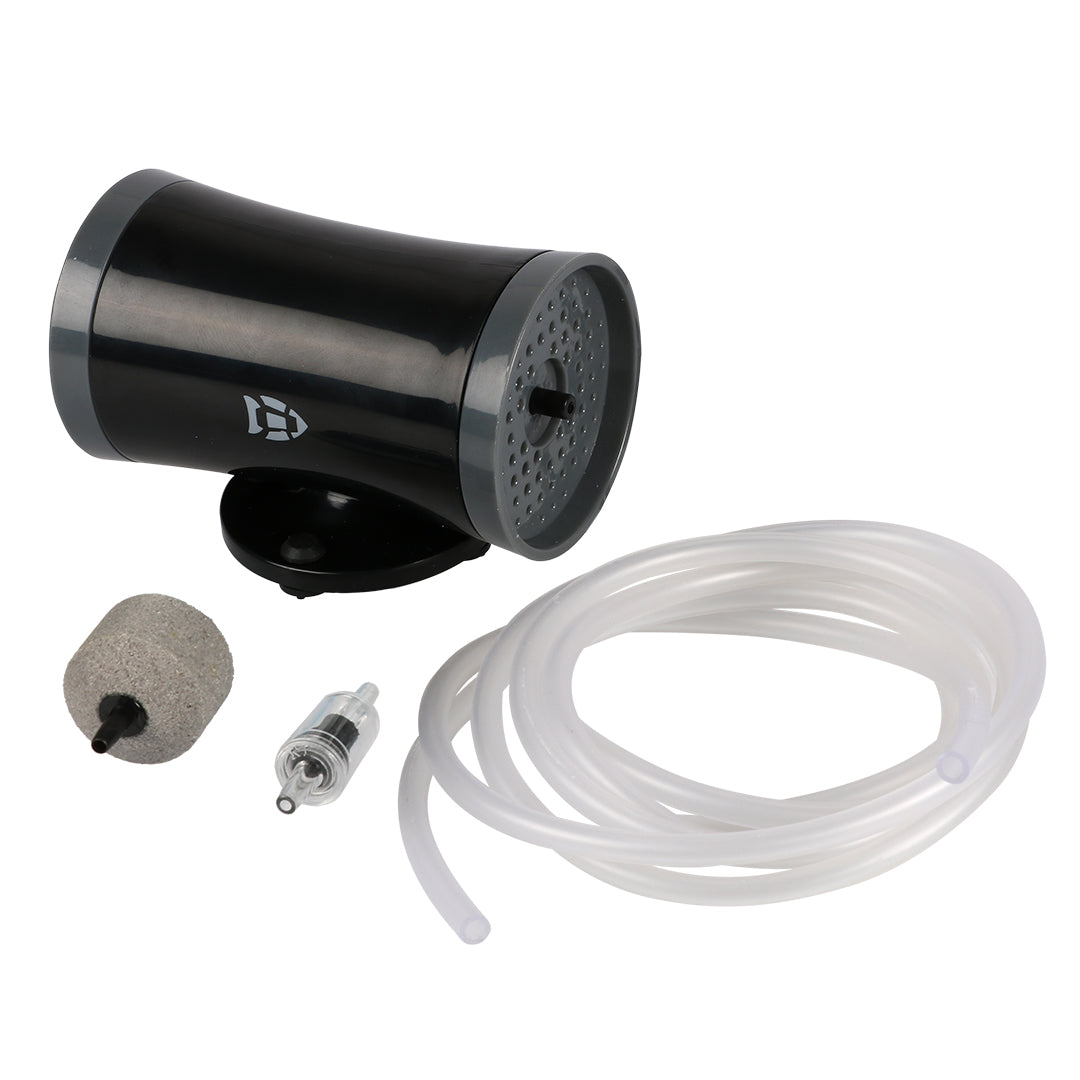 LAROY AIR PUMP 200 Pompe à air pour aquarium et bassin Noir 13x7.5x8.5cm