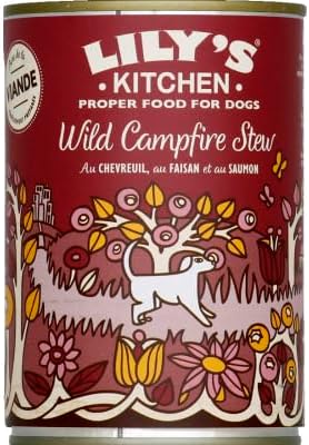 LILY'S KITCHEN Adulte Terrine Wild Campfire Stew Chevreuil Faisan et Saumon 400g