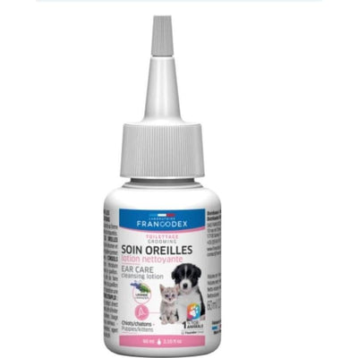 FRANCODEX Nettoyant Oreilles Chiot Chaton 60ml