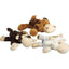 KONG Cozie Assorted Naturals Jouet en Peluche pour Chien Taille M