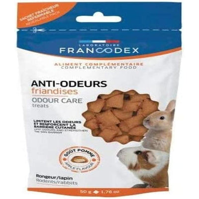 FRANCODEX Friandises Anti-Odeurs Rongeur Lapin 6x50g