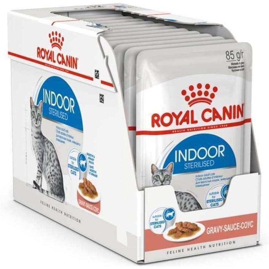 ROYAL CANIN Indoor Sterilised en Sauce 12x85g