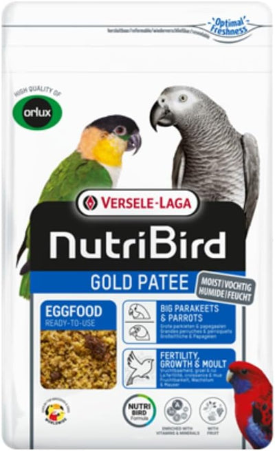 VERSELE LAGA NutriBird Gold Patee Grandes Perruches & Perroquets Œuf 1kg