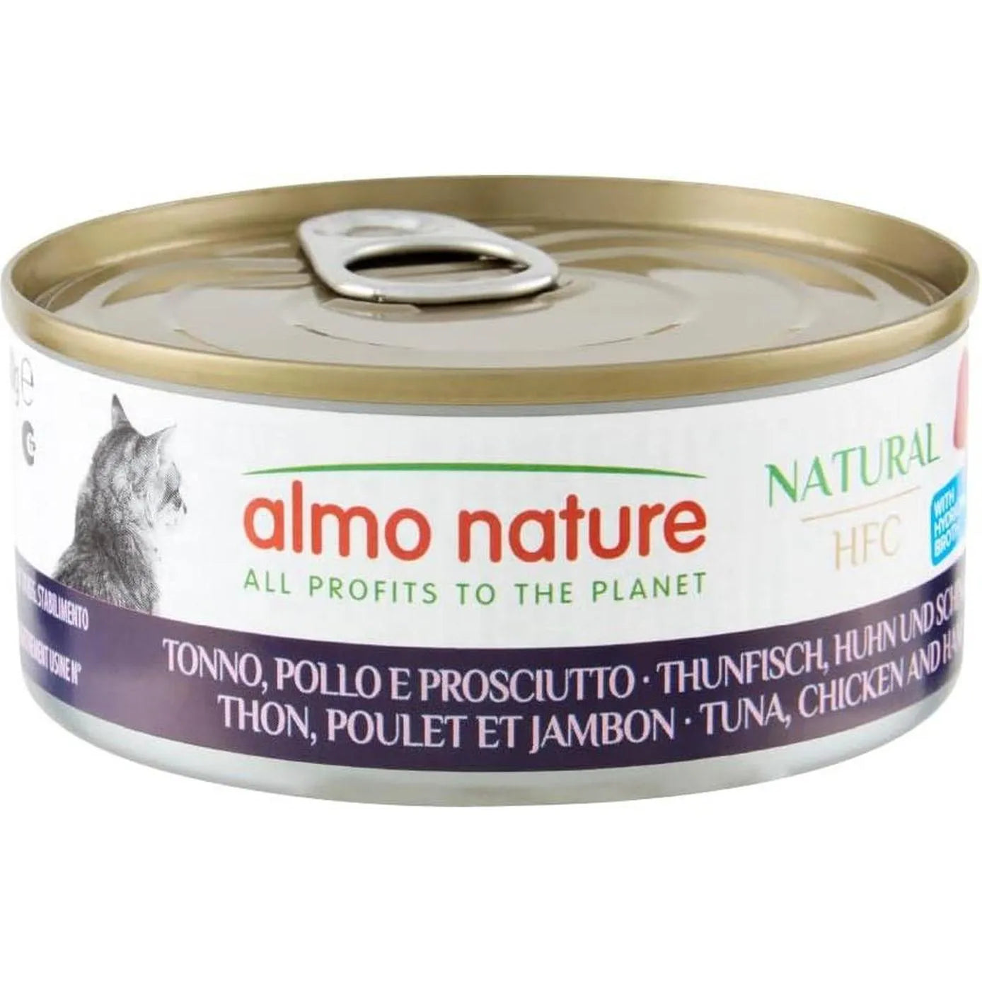 ALMO NATURE HFC Natural Thon, Poulet et Jambon 150g