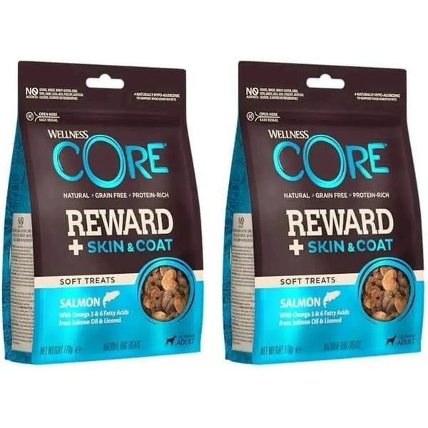 WELLNESS Core Reward+ Friandises pour chien Saumon 170 g