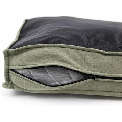 MON AMI LUKI Matelas antiderapant dehoussable vert 88x76x13cm