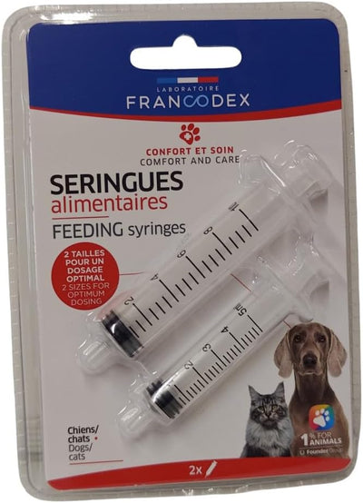 FRANCODEX Seringues Alimentaires 5 ml et 10 ml pour Chiens et Chats