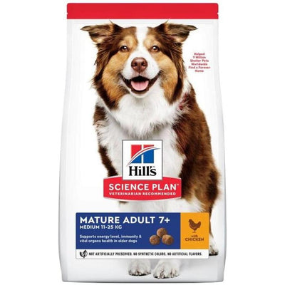 HILLS Science Plan Canine Mature Adult 7+ Medium Poulet 12kg