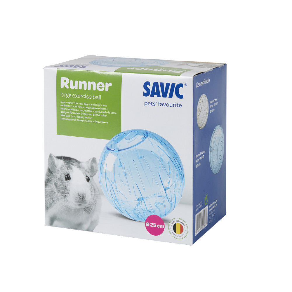 SAVIC Runner Large 25cm Balle d'Exercice pour Petits Animaux